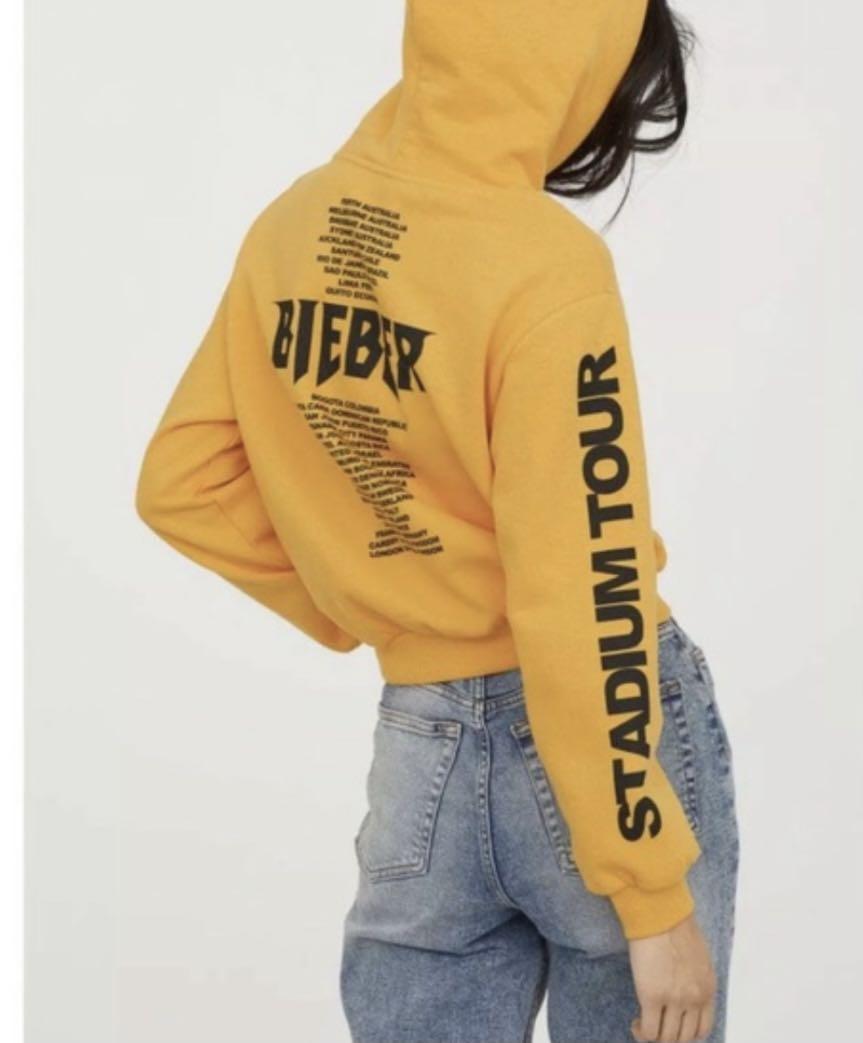 H M Justin Bieber Purpose Tour Hoodie Women s Fashion Tops