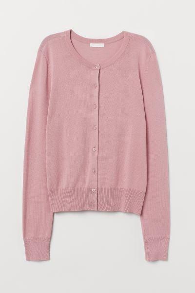 H&m pink sales cardigan