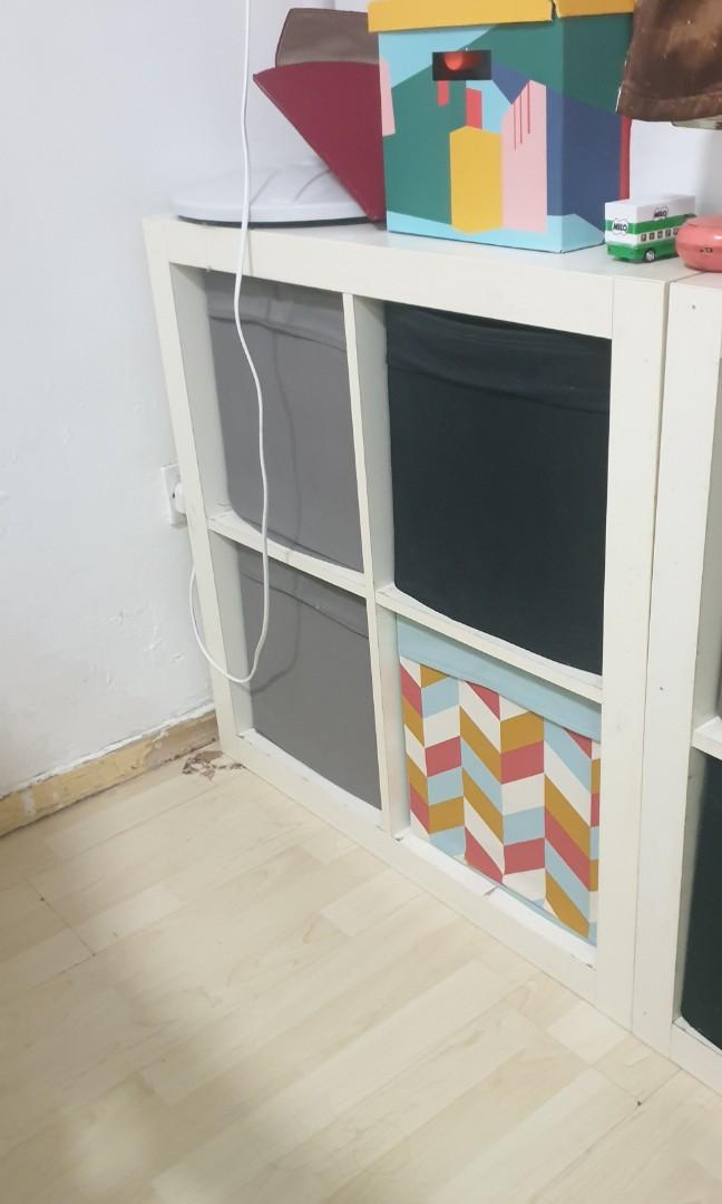 Fabric bookshelf deals ikea
