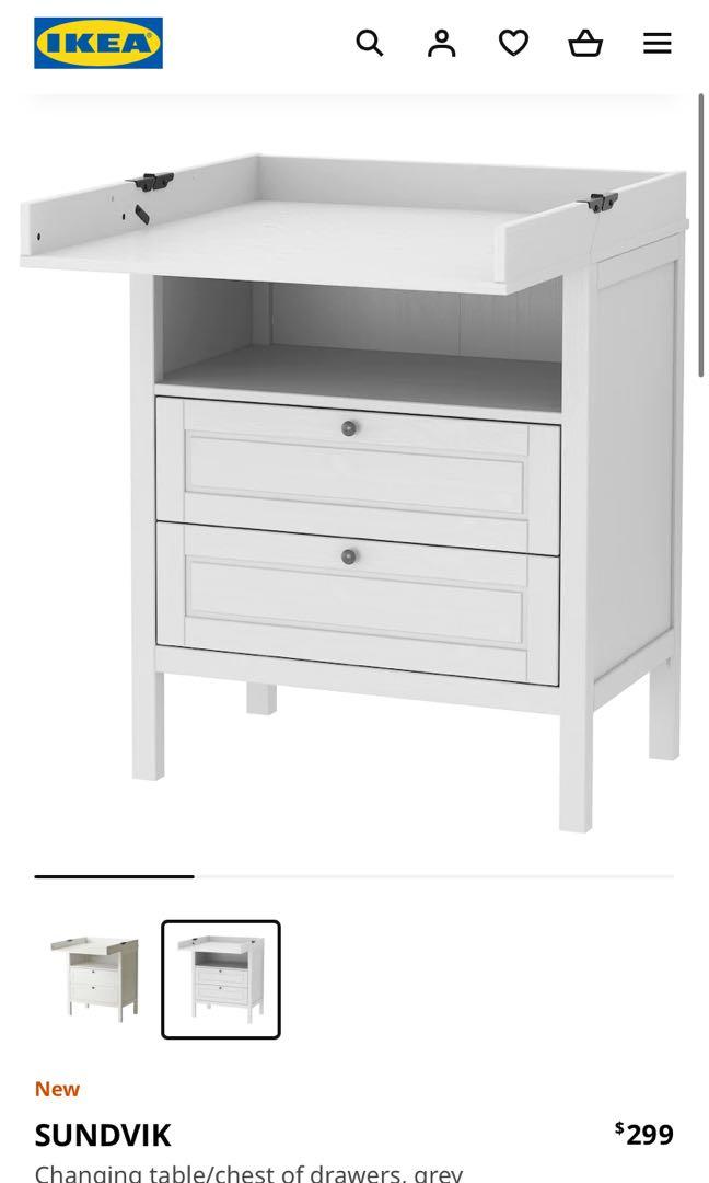 IKEA Sundvik changing table, Babies & Kids, Baby Nursery & Kids