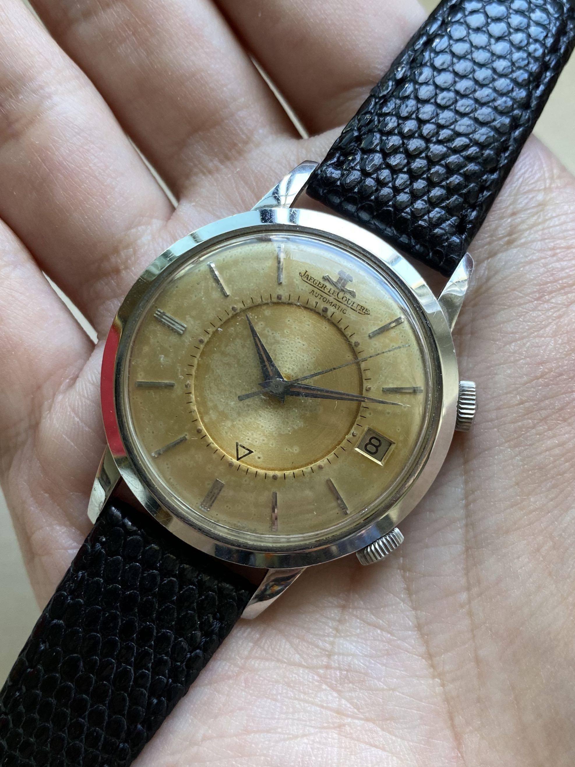 JLC Jaeger Le Coultre Memovox E855 Calibre K825 Vintage Alarm