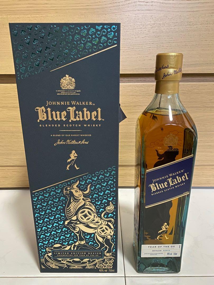 Johnnie Walker blue label year of the OX, Food & Drinks ...