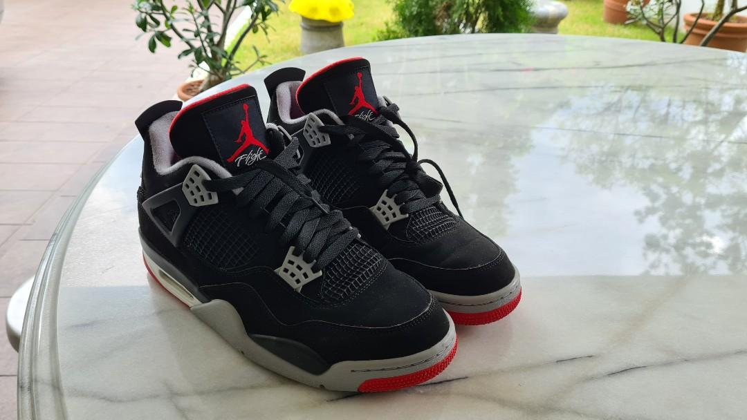 Jordan 4 retro bred, Men's Fashion, Footwear, Sneakers on Carousell Jordan 4 Retro Bred, Men'S Fashion, Footwear, Sneakers On Carousell