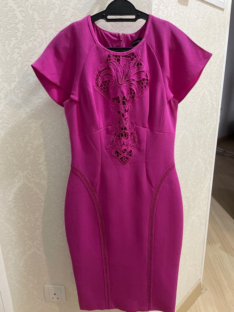 Karen Millen hot pink dress, Women's 