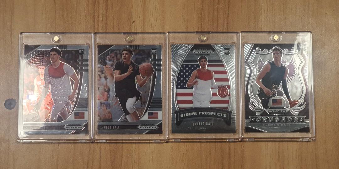 Lamelo ball rc prizm lot (Category: Raw Singles) located in Quezon City. Submitted by gabkarton (Listing ID 1114529183, Image 2). Description: for sale as lot only la melo ball prizm rc. cards are near mnt to mnt condition. all mags included. 3.5k as lot.