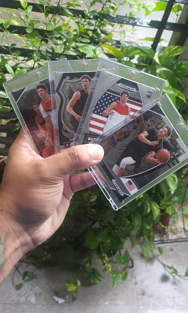 Lamelo ball rc prizm lot (Category: Raw Singles) located in Quezon City. Submitted by gabkarton (Listing ID 1114529183, Image 1). Description: for sale as lot only la melo ball prizm rc. cards are near mnt to mnt condition. all mags included. 3.5k as lot.