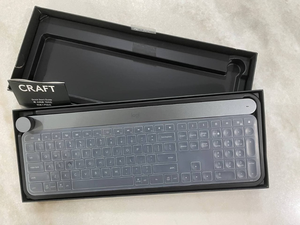 Logitech Craft Wireless Advanced Keyboard, Computers & Tech, Parts ...
