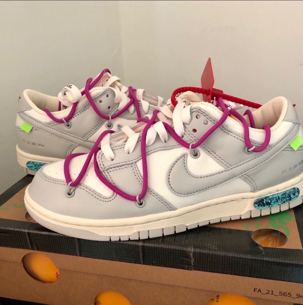 off white dunk low 45