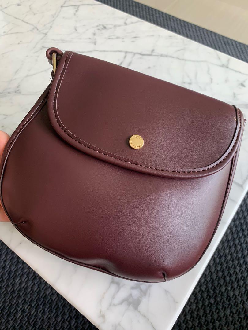 Maroon sales shoulder bag