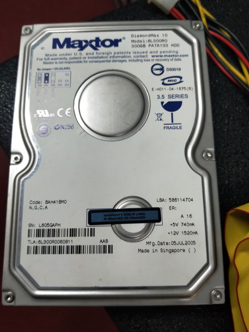 Maxtor Internal Hard Disk, Computers & Tech, Parts & Accessories ...