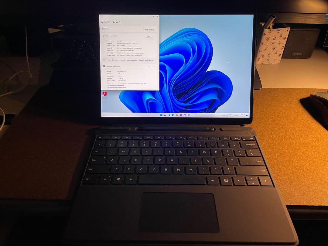 Microsoft Surface Pro X SQ1, Mobile Phones & Gadgets, Tablets, Windows on Carousell