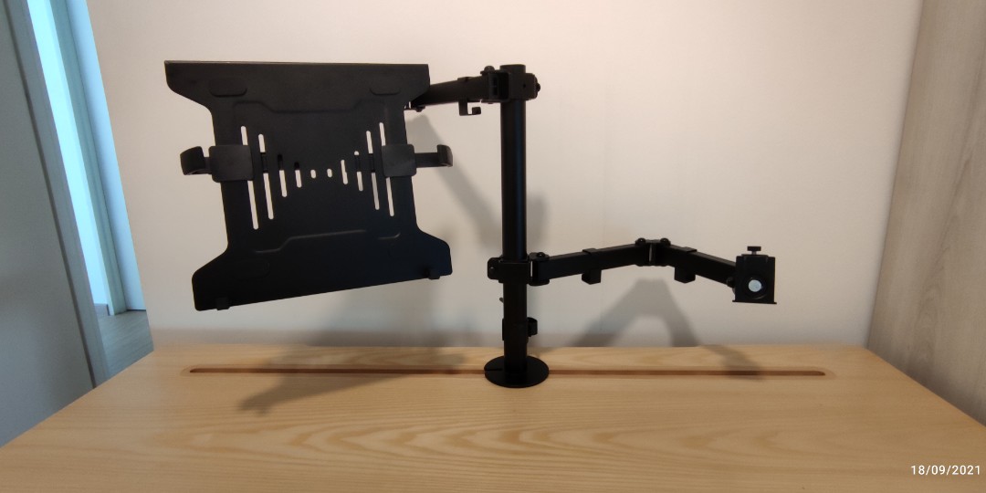 Monitor Arm and laptop holder (Everdesk+ brand), Computers & Tech