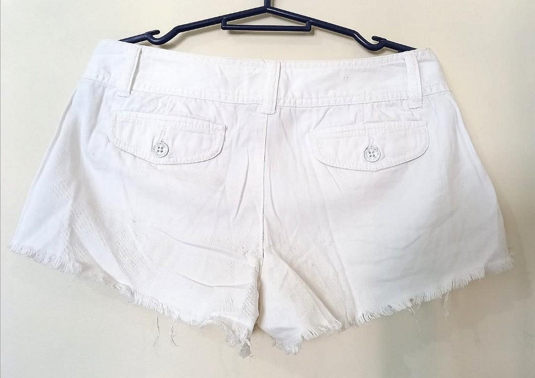 Mossimo White Hipster Shorts Women s Fashion Bottoms Shorts on