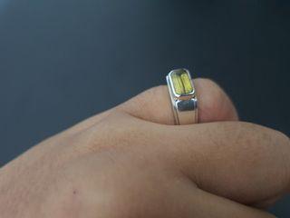 🟨Natural Yellow Saphire Men Ring 🟡