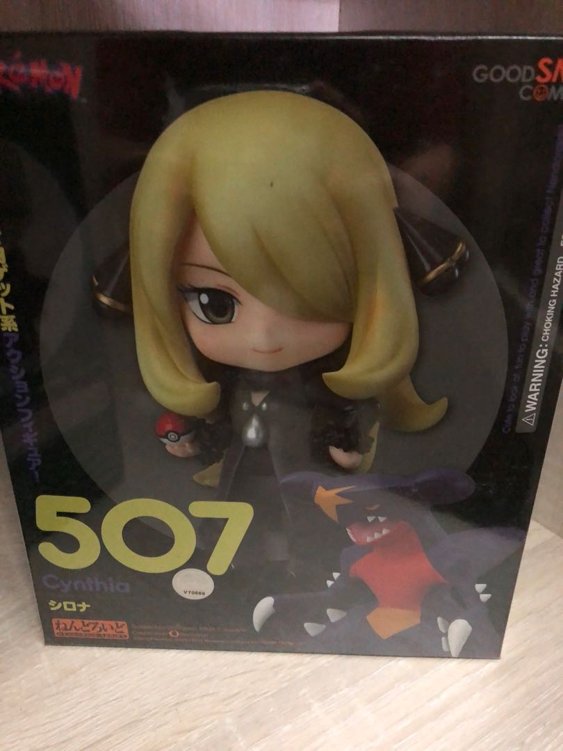 Nendoroid Pokemon Cynthia with Garchomp, Hobbies Toys, Toys - Main Image