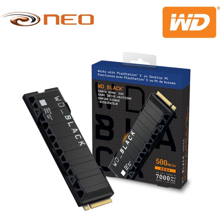 Wd Black Sn850 Nvme Ssd 500gb 1tb 2tb With Heatsink Computers Tech Parts Accessories Hard Disks Thumbdrives On Carousell