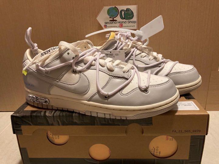 nike Dunk Low x Off White Lot 49, 男裝, 鞋, 波鞋- Carousell