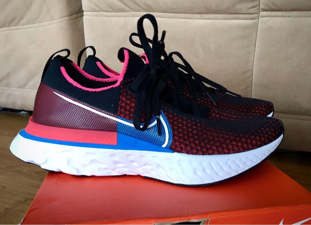 Nike React Infinity Run FK (Category: Sneakers) located in Mandaluyong City. Submitted by xpareyes (Listing ID 1114350175, Image 1). Description: FOR SALE: Nike React Infinity Run Flyknit Colorway: Black / White - Red Orbit Very lively and pretty Colorway! Brand New Never been used, except to fit US men’s 7.5. Would also fit Women’s 8.5 Eur 40.5 RFS: I bought this as a gift for my wife, and I got the wrong size. MOP: Preferably, GCash I can also 
