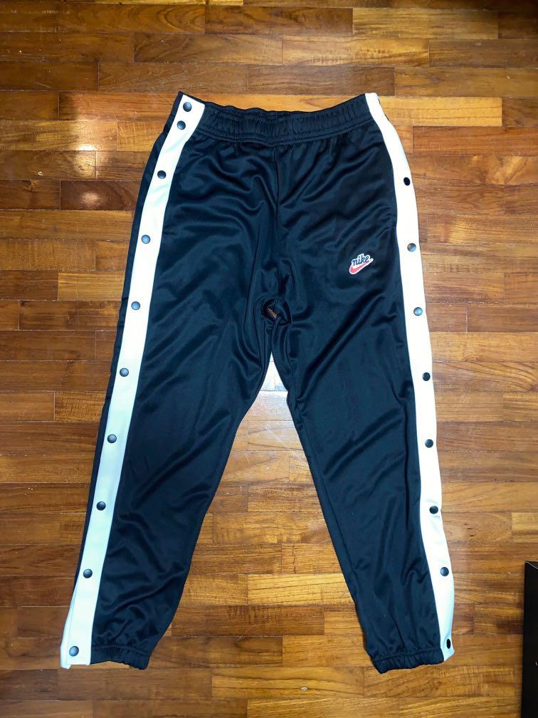 Vintage 90s Nike Snap Button Side Track Pants Men's Large | Clothes design,  Mens pants, Fashion