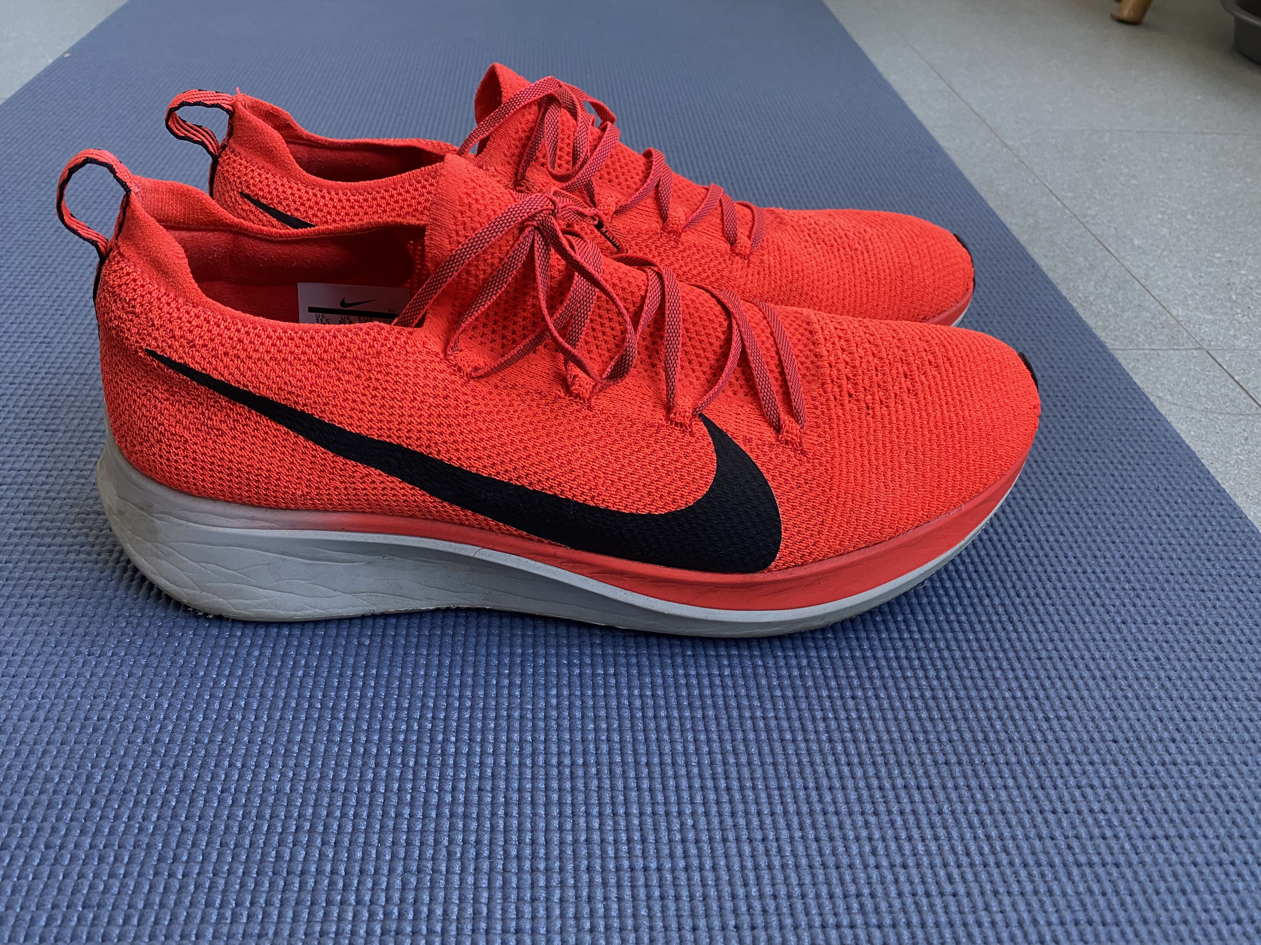 NIKE Zoom Flyknit Crimson Orange Black Men s Fashion Footwear