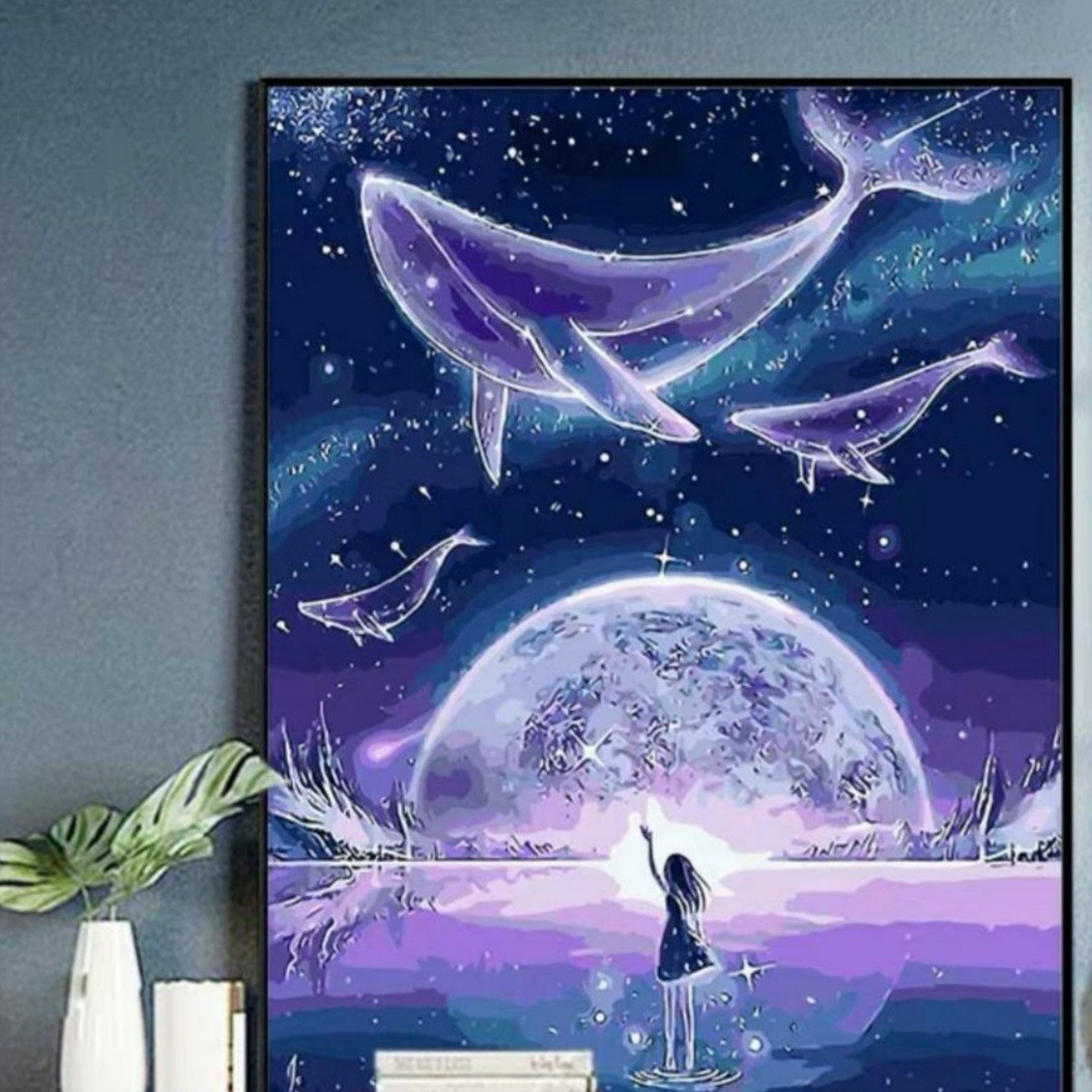 Paint by Numbers Canvas with Frame, Everything Else on Carousell