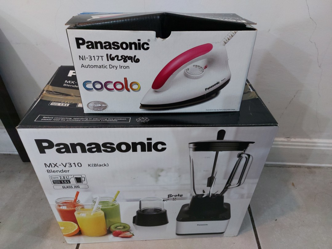 Panasonic Blender Mx V310 Tv Home Appliances Kitchen Appliances Juicers Blenders Grinders On Carousell