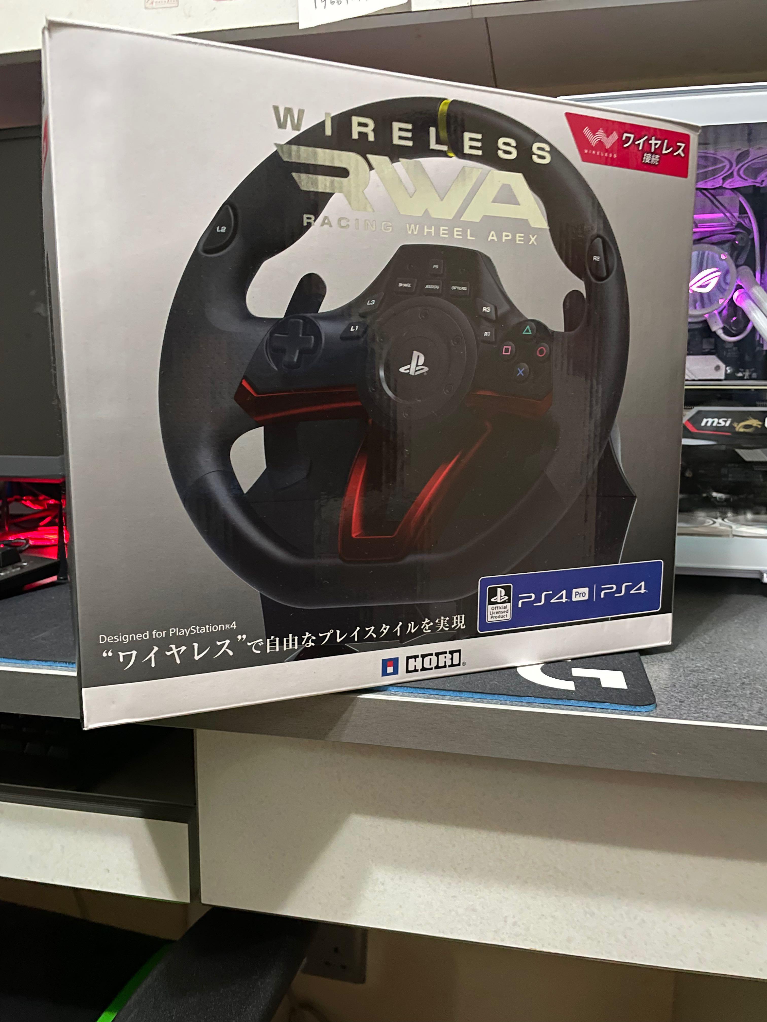 PC/PS4/PS5 hori racing wheel apex 遊戲軚盤腳踏套裝, 電子遊戲, 遊戲機配件, 手掣- Carousell
