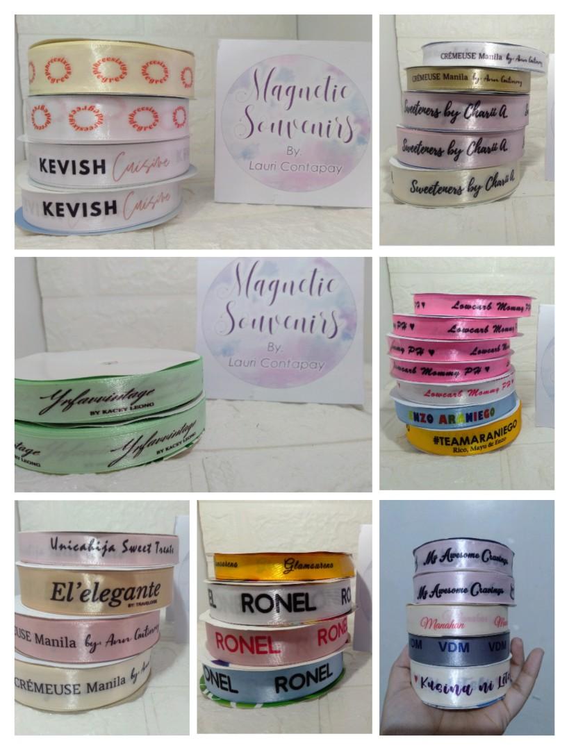Personalized ribbon manila new arrivals