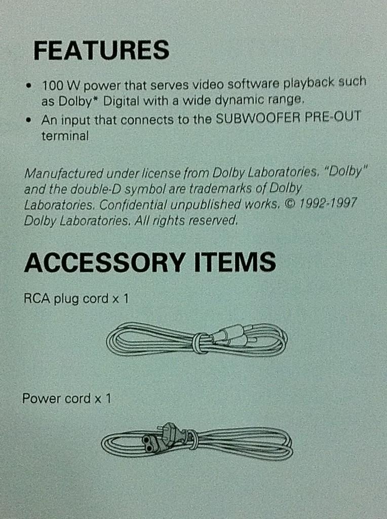Pioneer SEW5 Powered SubWoofer Not working, Audio, Soundbars