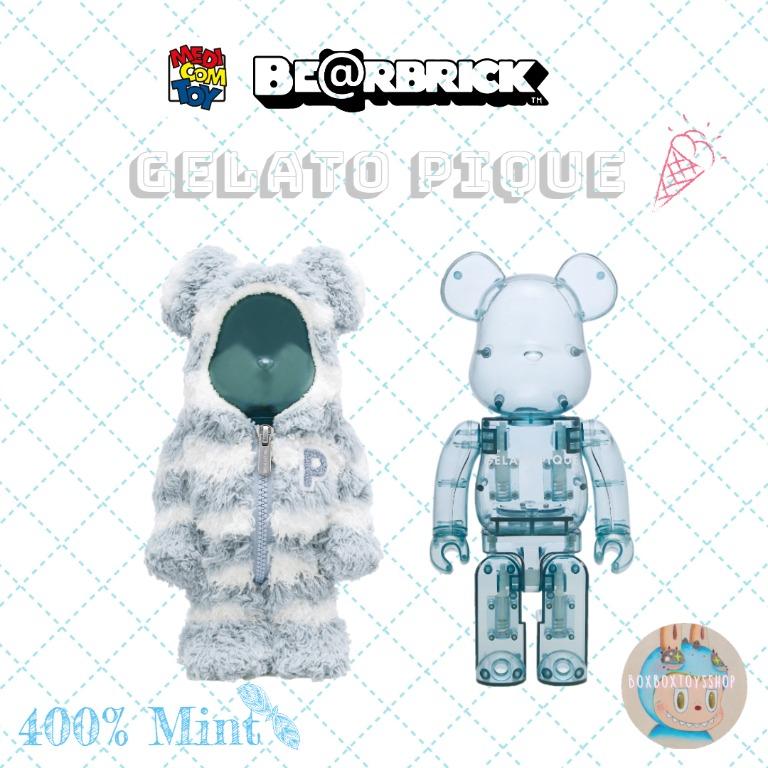 Pre-Order保證有貨] Bearbrick x Gelato Pique 400%/1000% 睡衣熊MINT