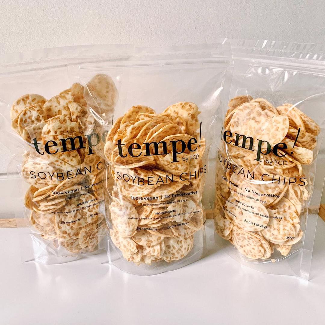 (READY STOCK!) TEMPE SOYBEAN VEGAN CHIPS BY TCD LINK IN