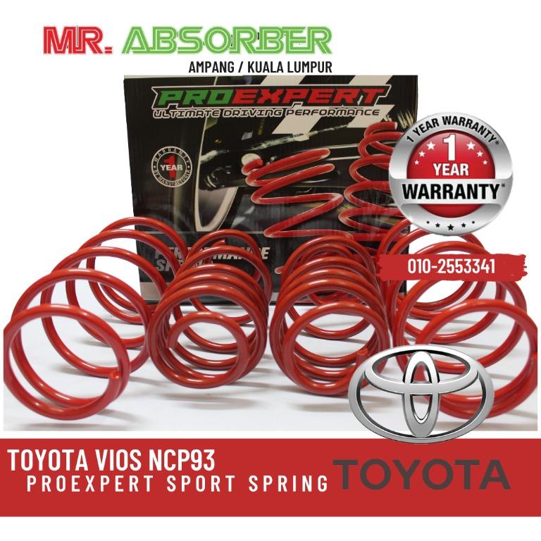 Proexpert Sport Spring Toyota Vios Ncp93 Auto Accessories On Carousell