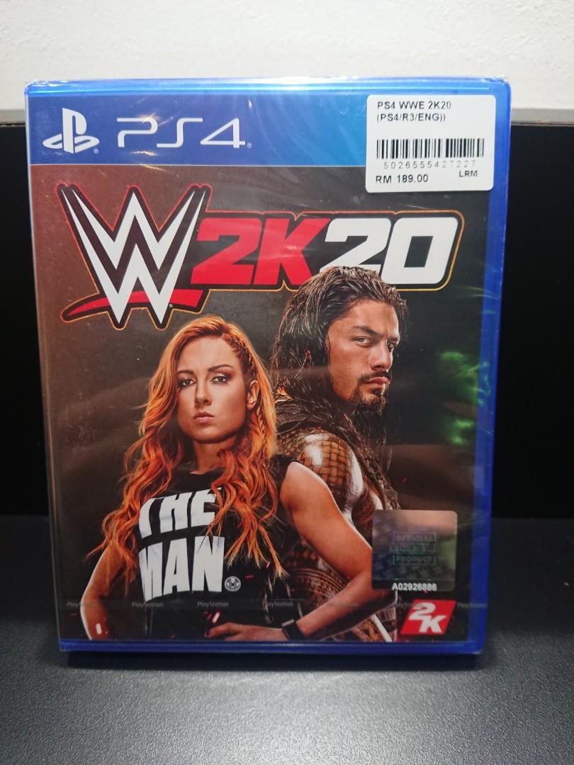 PS4 Games WWE 2K20 New and Seal Video Gaming Video Games