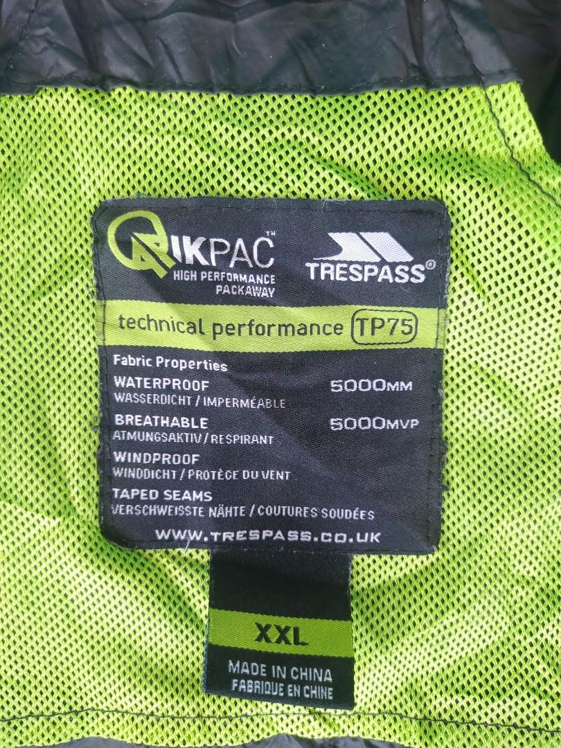 Trespass technical performance tp75 discount