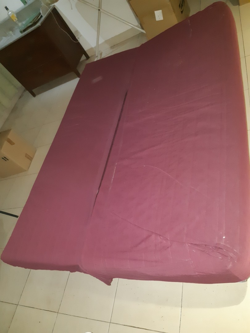 Queen Size IKEA Sofa Bed, Home & Furniture, Furniture on Carousell