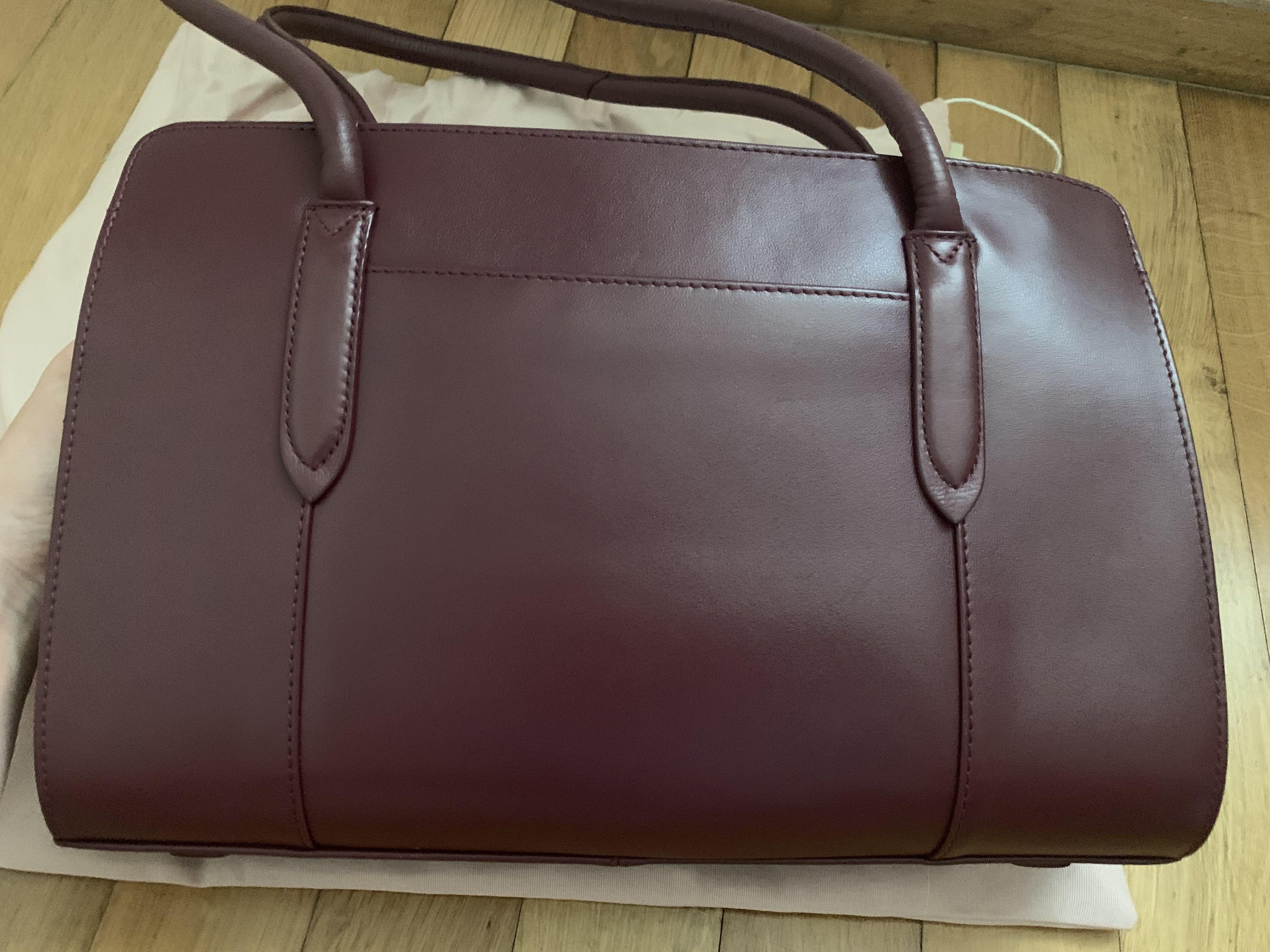 Radley liverpool top street bag burgundy