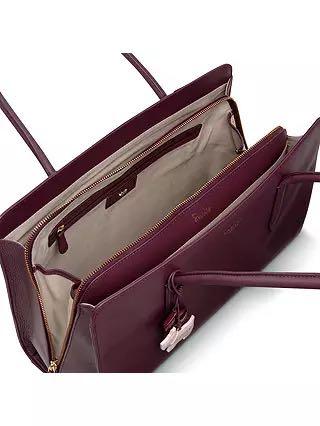 Radley liverpool top street bag burgundy