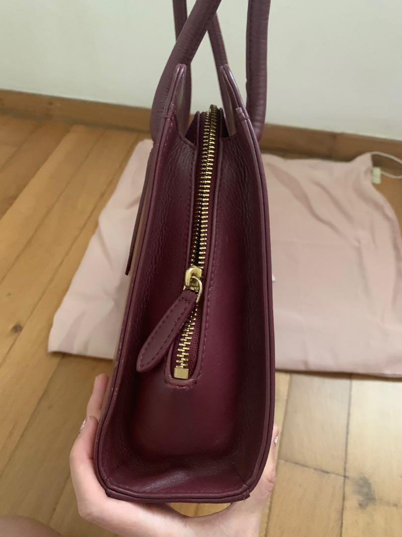 Radley Liverpool Street Medium Ziptop Tote Burgundy Women s