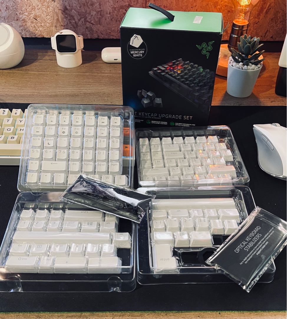 RAZER PBT Keycap Upgrade Set (White), Computers & Tech, Parts ...