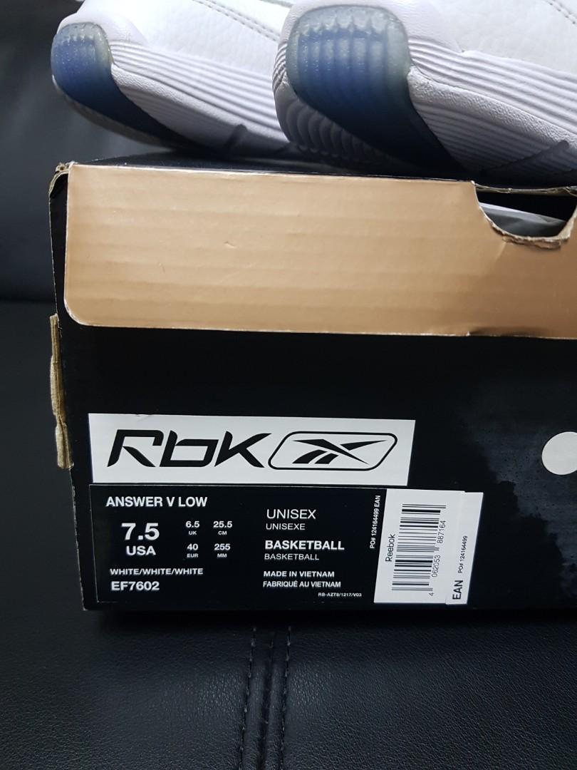 Reebok answer v rose 2025
