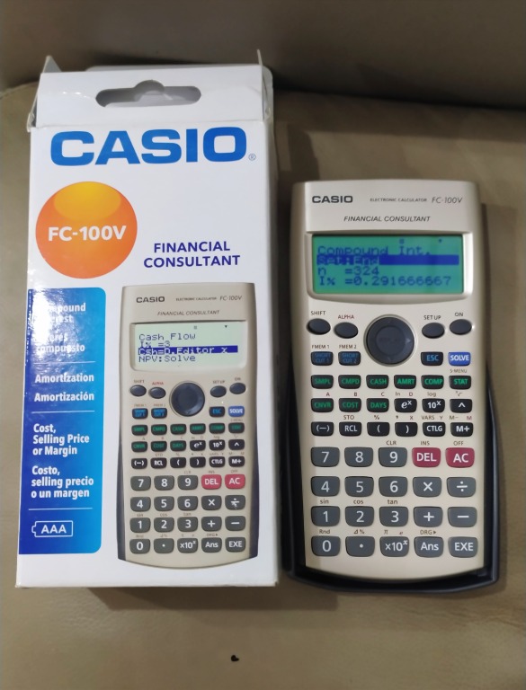 RES exam financial calculator casio, Hobbies & Toys, Stationery & Craft