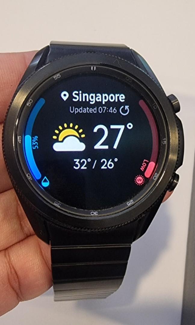 Samsung Galaxy Watch 3 Titanium, Mobile Phones & Gadgets, Wearables