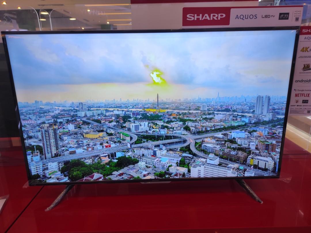 Sharp Aquos 50 Inch 4t C50ck1x Android Uhd Smartvtv Tv Home Appliances Tv Entertainment Tv On Carousell