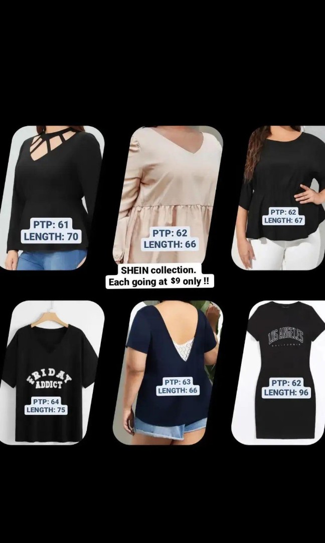 shein top collection