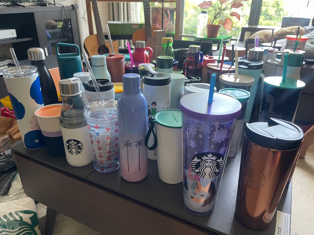 Starbucks tumblers and mugs, Furniture & Home Living, Kitchenware