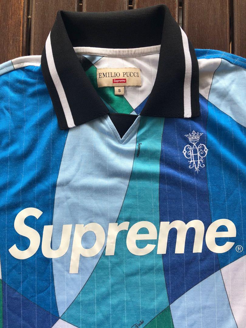 Supreme Emilio Pucci® Soccer Jersey Blue