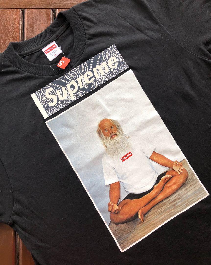 Supreme Rick Rubin Tee Black, Men's Fashion, Tops & Sets, Tshirts 