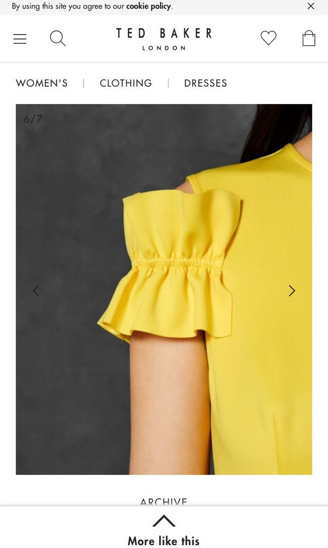 Ted Baker Deneese Ruffle detail dress