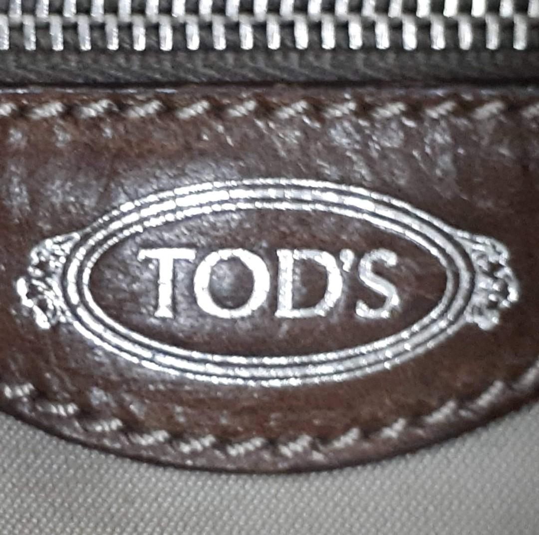 Tod's Denim Tote, Luxury, Bags & Wallets on Carousell