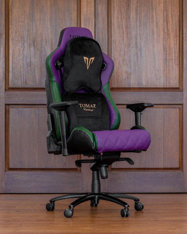 Tomaz Troy Gaming Chair Purple Joker Furniture Home Living